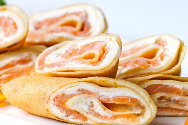 Pankūkas ar lasi un biezpiena sieru
