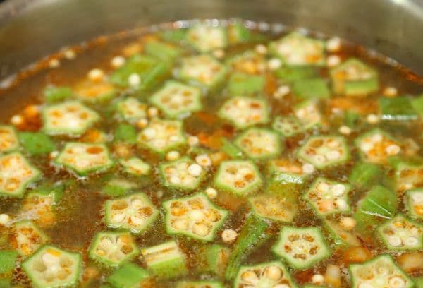 soup with okra