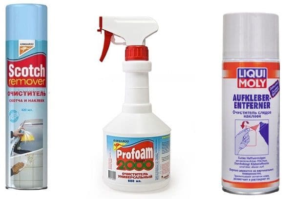 Special cleaners