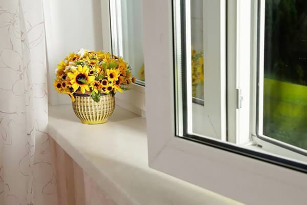 Open plastic window
