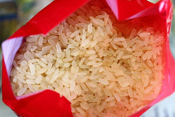 Steamed rice
