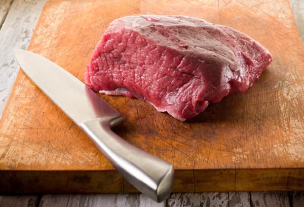 Meat on a cutting board