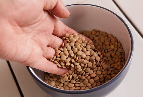 brown lentils