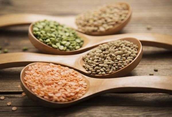 colorful lentils
