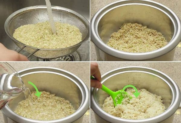 rice cooker in a rice cooker