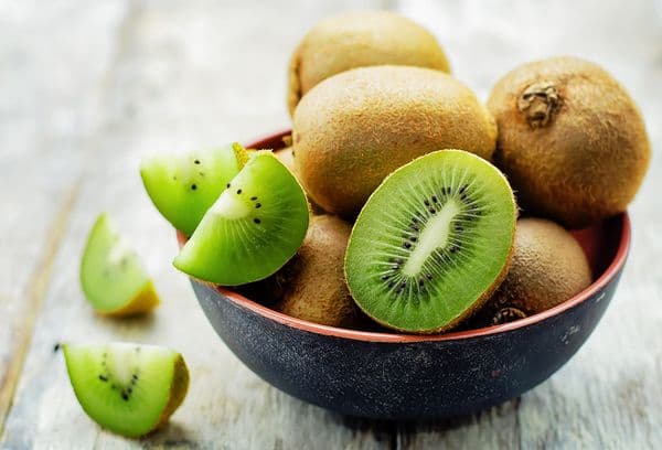 Bowl with kiwi