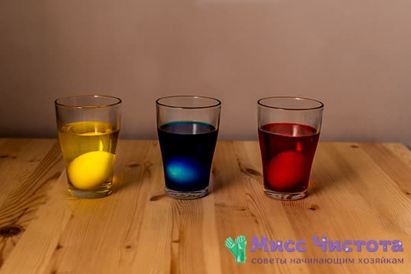 Eggs in Coloring Solutions