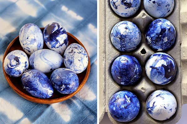 Dye and Shave Foam Eggs