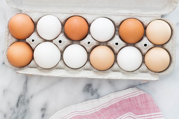 Chicken eggs