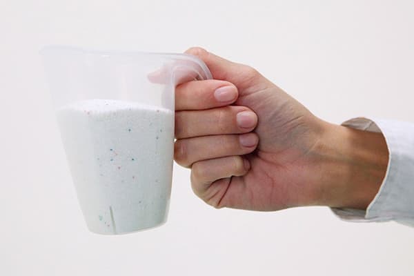 Portion of washing powder