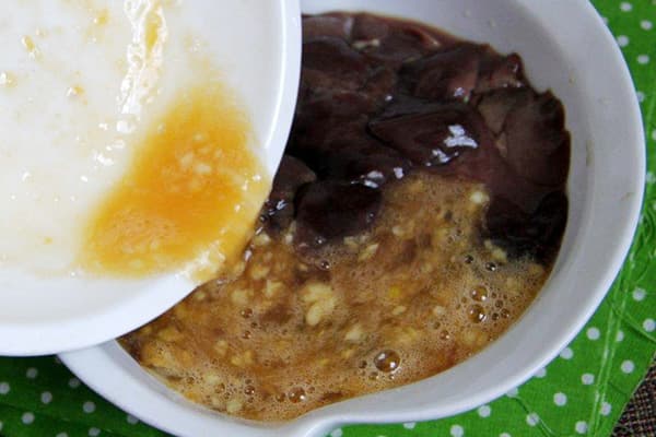 Liver marinade