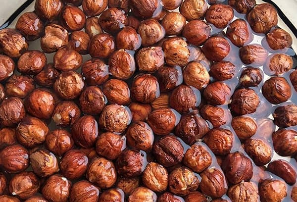 Soaked Hazelnuts