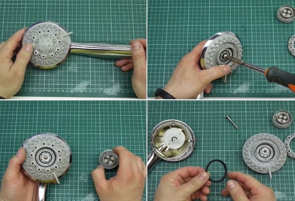 Disassemble the watering can