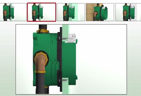 Hansgrohe built-in mixer