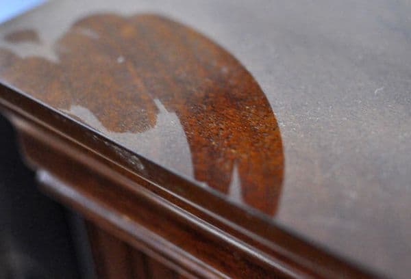 Dust on the table
