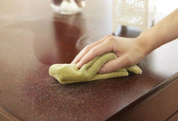 Cleaning the house