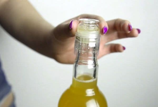 Bottle with dispenser