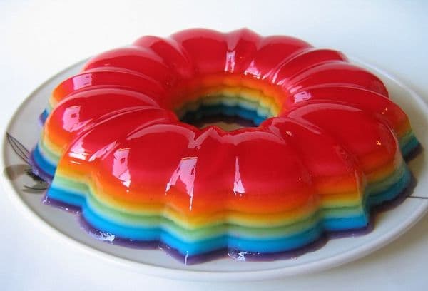 colored jelly