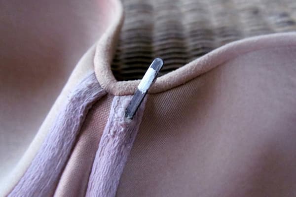 The bone got out of the bra