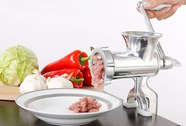 We assemble a mechanical and electric meat grinder