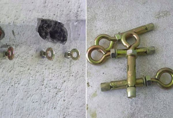 Metāla Molly sienas spraudņi