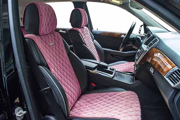 Velūra auto sēdekļu pārvalki