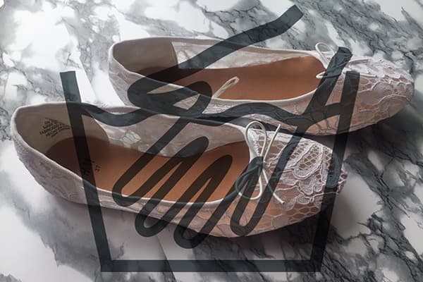 Hand wash ballet shoes