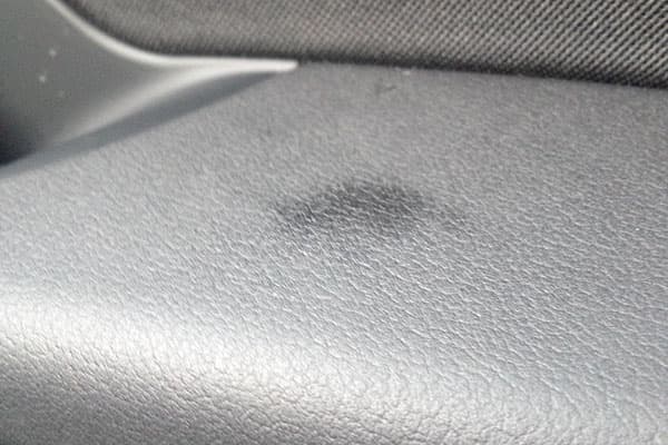 Silicone grease stain