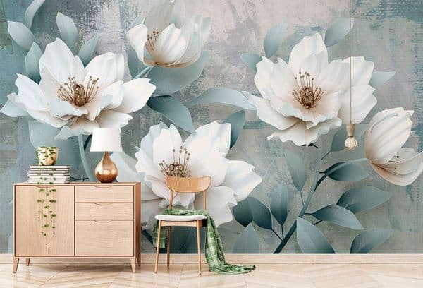 mural flowers