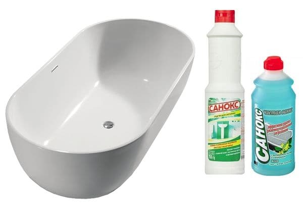 Sanox cleaner and bath