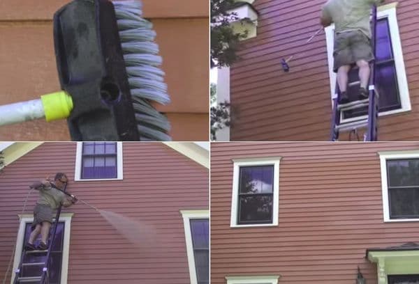 House facade cleaning