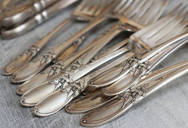 Cupronickel forks