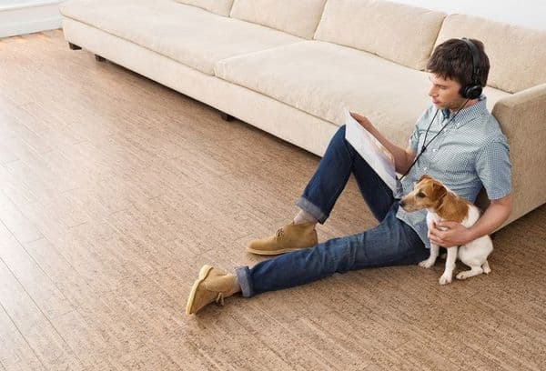Cork flooring