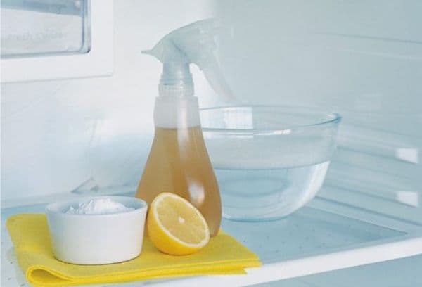 sodas etiķis un citrons tīrīšanai