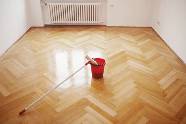 Floor cleaning after repair
