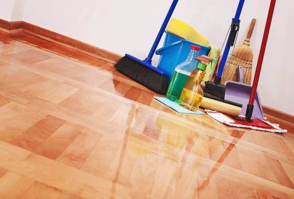 shiny clean floor