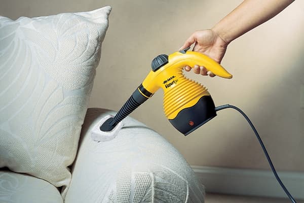 Steam Cleaning the Sofa
