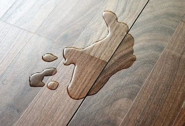 water on the floor