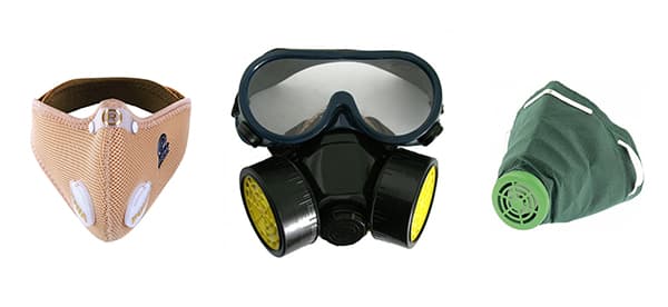 Different types of respirators