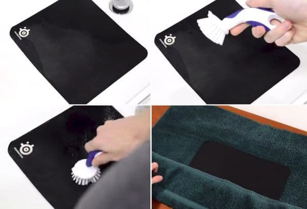 Mouse carpet cleaning