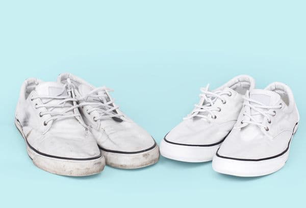 White sneakers