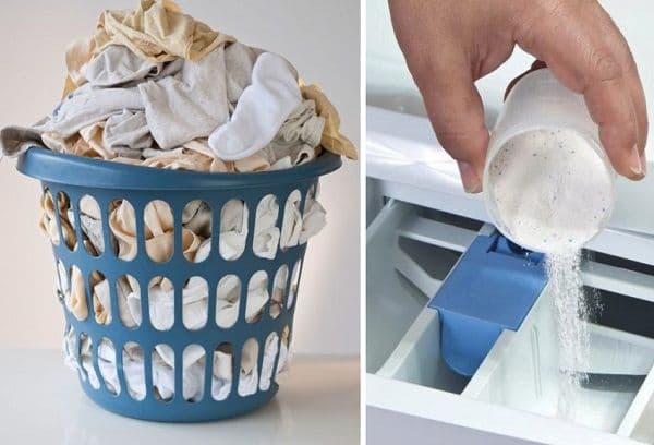 machine wash clothes powder