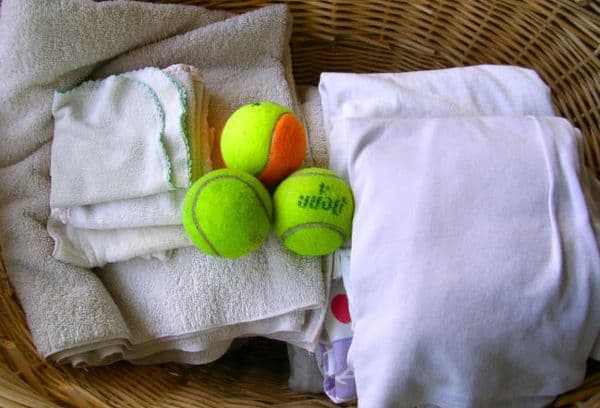 Tennis balls in a typewriter