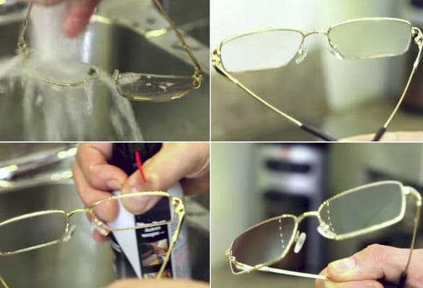 Is it possible to wash glasses for vision with water, how to properly care for the accessory