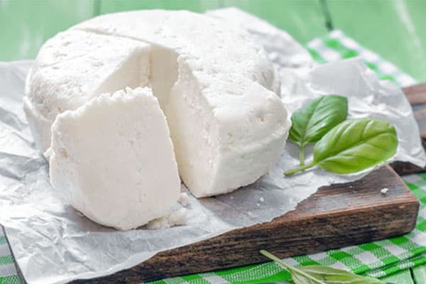 Fresh feta cheese