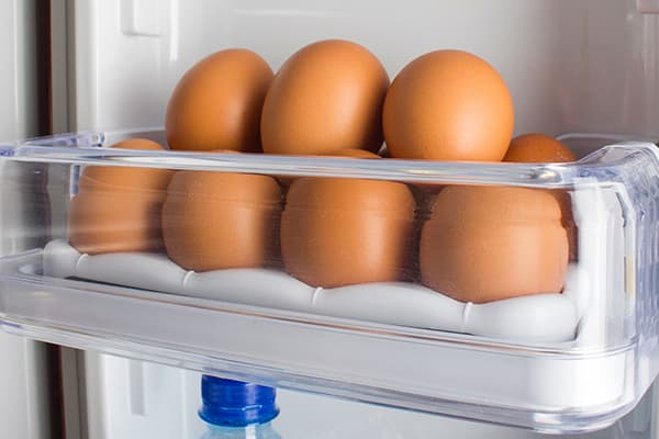 Eggs in the fridge