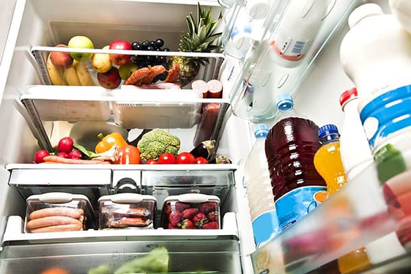 Food in the refrigerator
