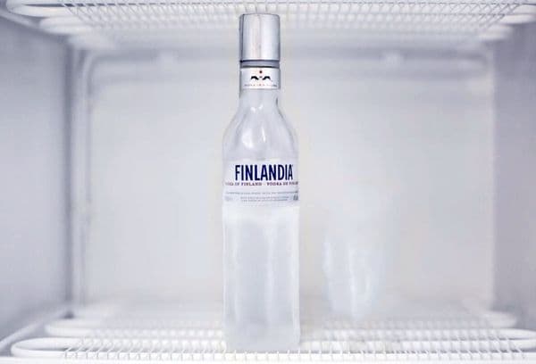 vodka in the freezer