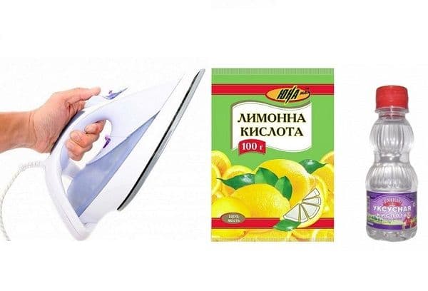 Dzelzs, etiķis un citronskābe