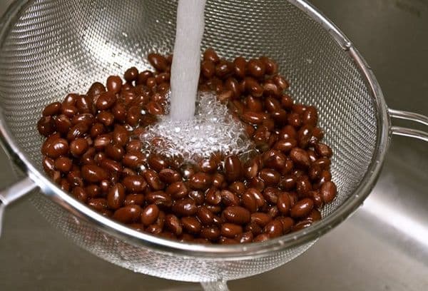 Rinse Red Beans